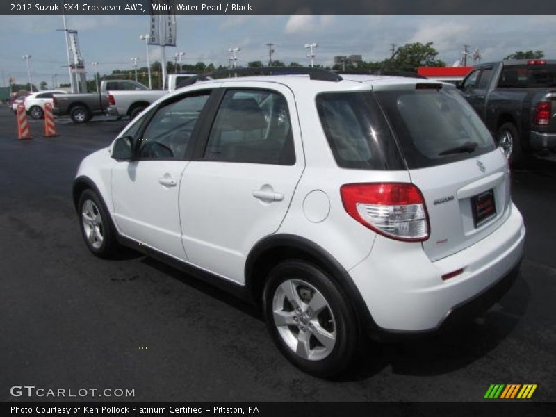 White Water Pearl / Black 2012 Suzuki SX4 Crossover AWD