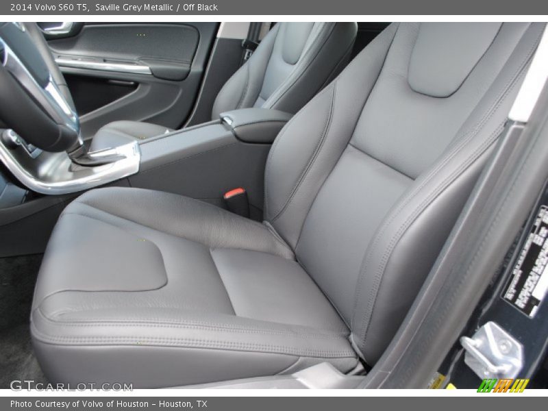 Saville Grey Metallic / Off Black 2014 Volvo S60 T5