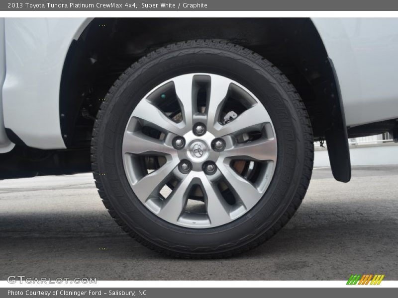 Super White / Graphite 2013 Toyota Tundra Platinum CrewMax 4x4