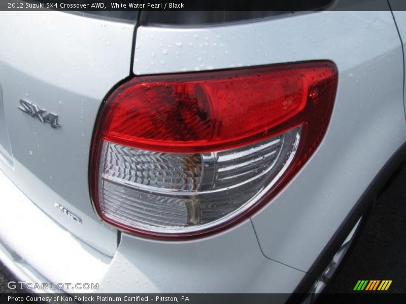 White Water Pearl / Black 2012 Suzuki SX4 Crossover AWD