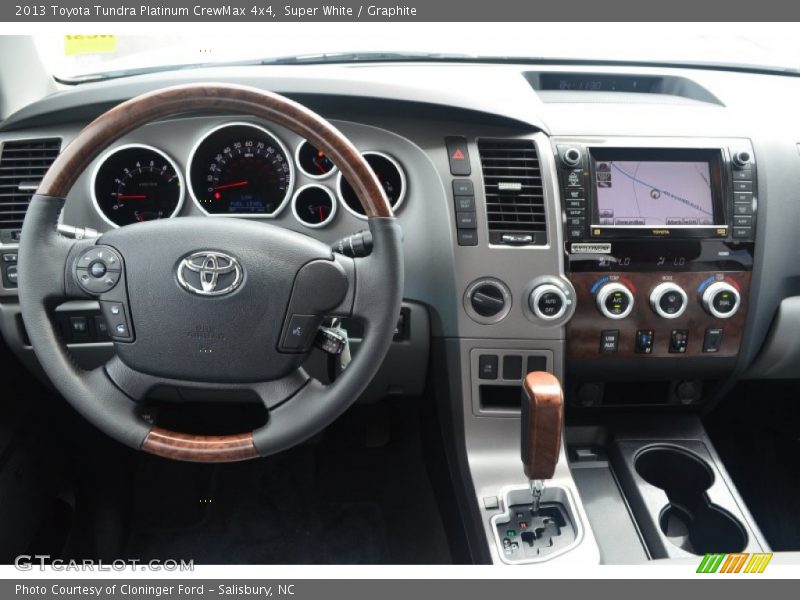 Super White / Graphite 2013 Toyota Tundra Platinum CrewMax 4x4