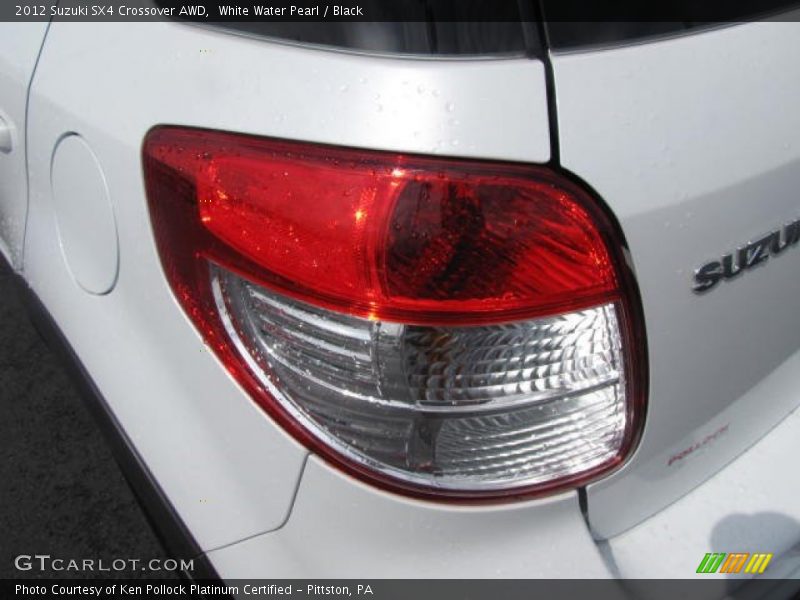 White Water Pearl / Black 2012 Suzuki SX4 Crossover AWD