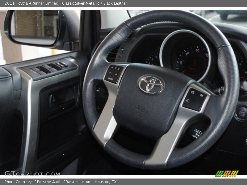 Classic Silver Metallic / Black Leather 2011 Toyota 4Runner Limited