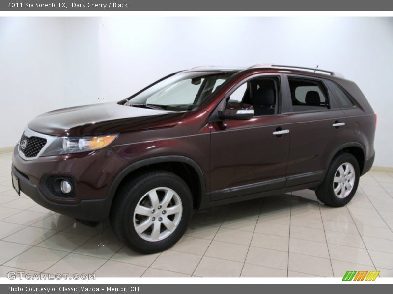 Dark Cherry / Black 2011 Kia Sorento LX