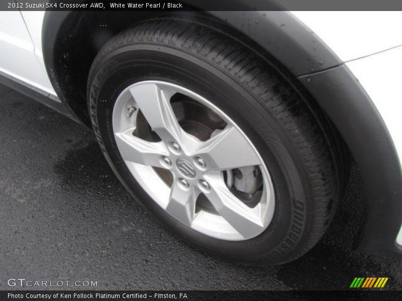 White Water Pearl / Black 2012 Suzuki SX4 Crossover AWD