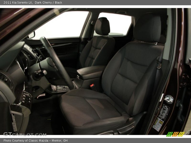 Dark Cherry / Black 2011 Kia Sorento LX