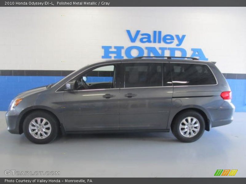 Polished Metal Metallic / Gray 2010 Honda Odyssey EX-L