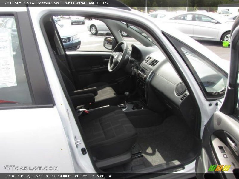 White Water Pearl / Black 2012 Suzuki SX4 Crossover AWD