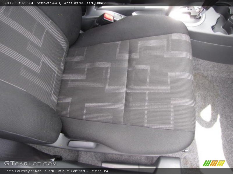 White Water Pearl / Black 2012 Suzuki SX4 Crossover AWD