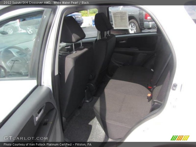 White Water Pearl / Black 2012 Suzuki SX4 Crossover AWD