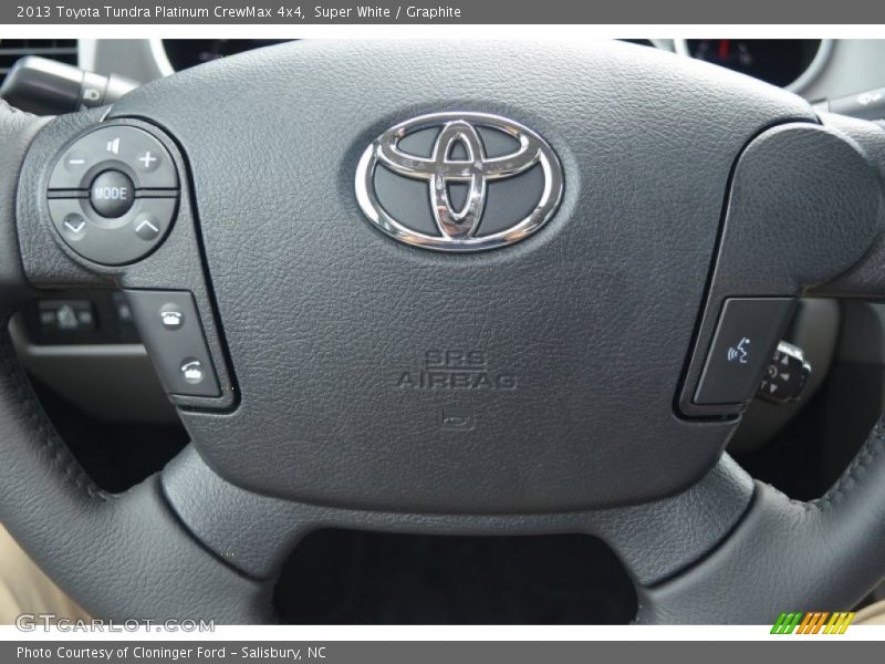 Super White / Graphite 2013 Toyota Tundra Platinum CrewMax 4x4