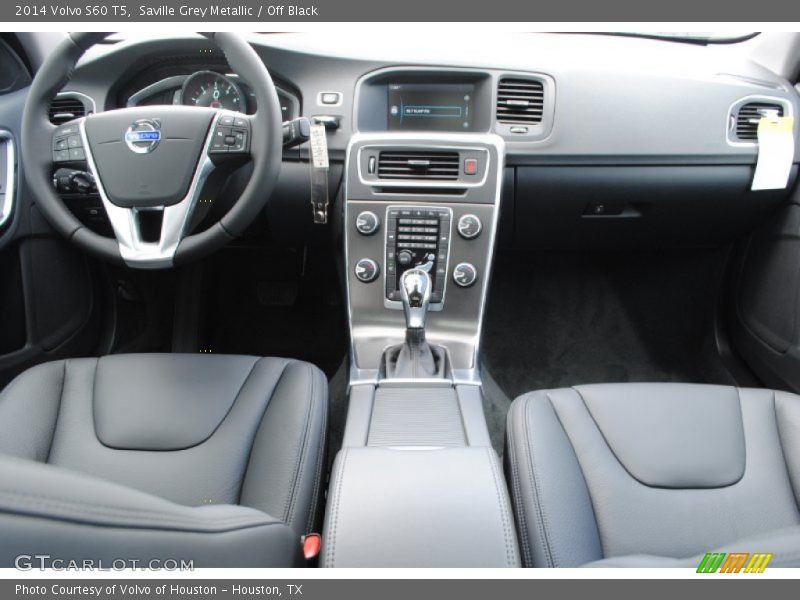 Saville Grey Metallic / Off Black 2014 Volvo S60 T5