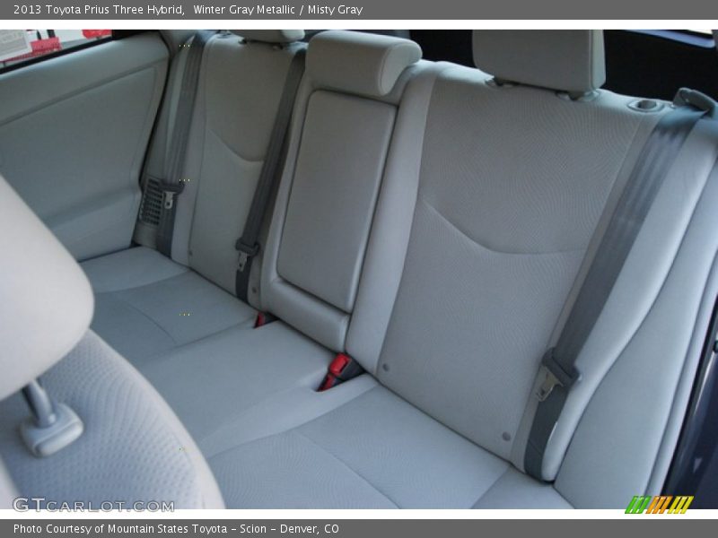 Winter Gray Metallic / Misty Gray 2013 Toyota Prius Three Hybrid