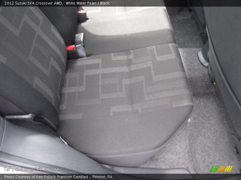 White Water Pearl / Black 2012 Suzuki SX4 Crossover AWD