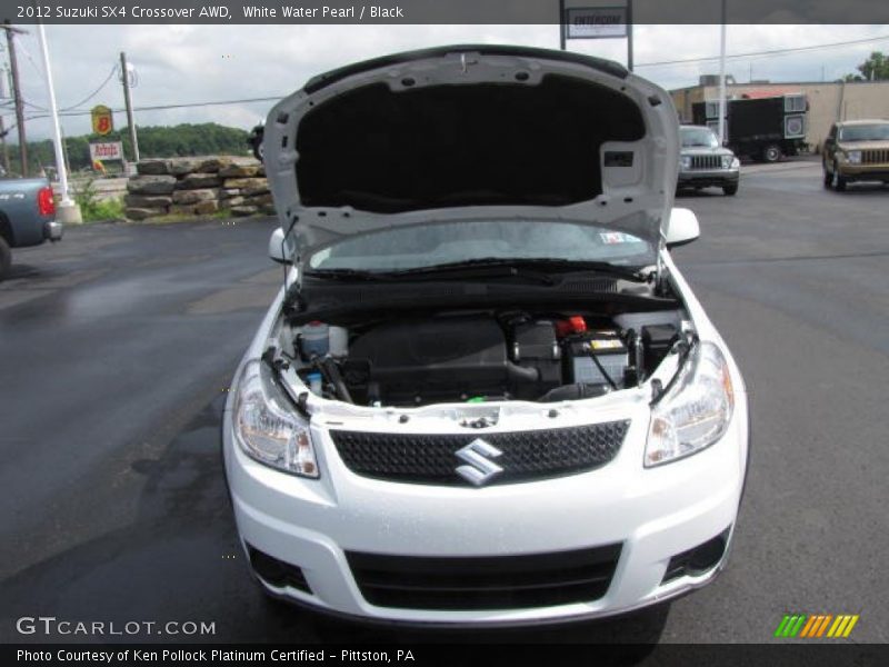 White Water Pearl / Black 2012 Suzuki SX4 Crossover AWD