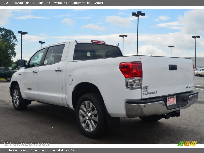 Super White / Graphite 2013 Toyota Tundra Platinum CrewMax 4x4