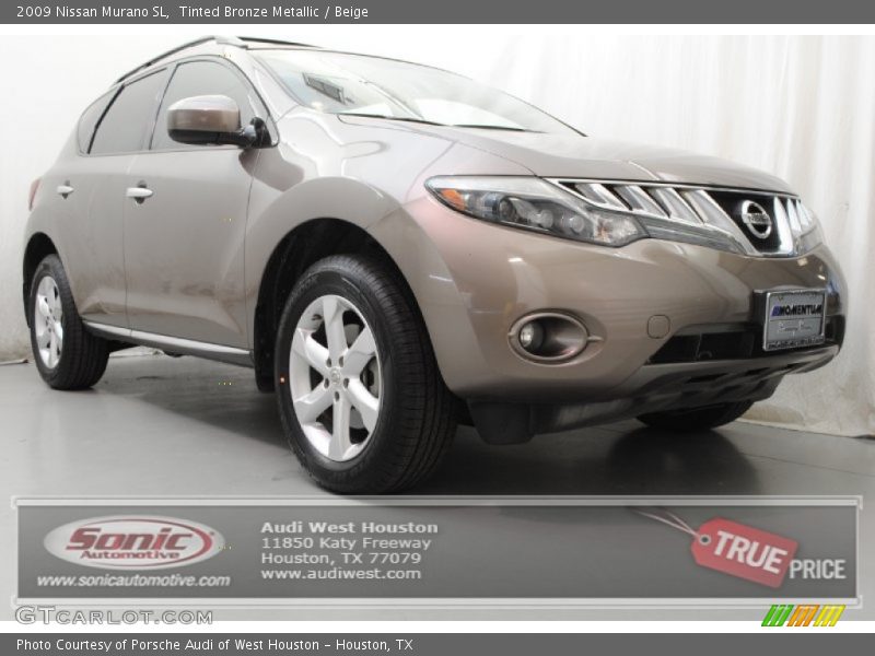 Tinted Bronze Metallic / Beige 2009 Nissan Murano SL