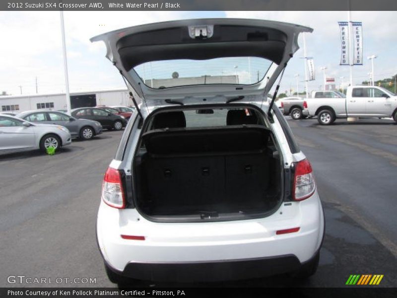 White Water Pearl / Black 2012 Suzuki SX4 Crossover AWD