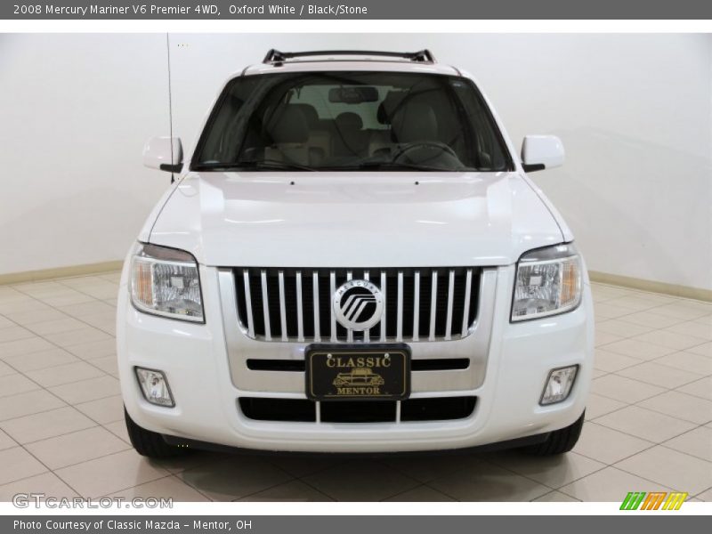Oxford White / Black/Stone 2008 Mercury Mariner V6 Premier 4WD