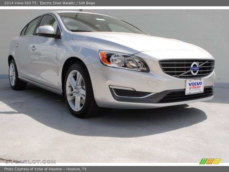 Electric Silver Metallic / Soft Beige 2014 Volvo S60 T5