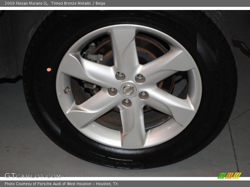Tinted Bronze Metallic / Beige 2009 Nissan Murano SL