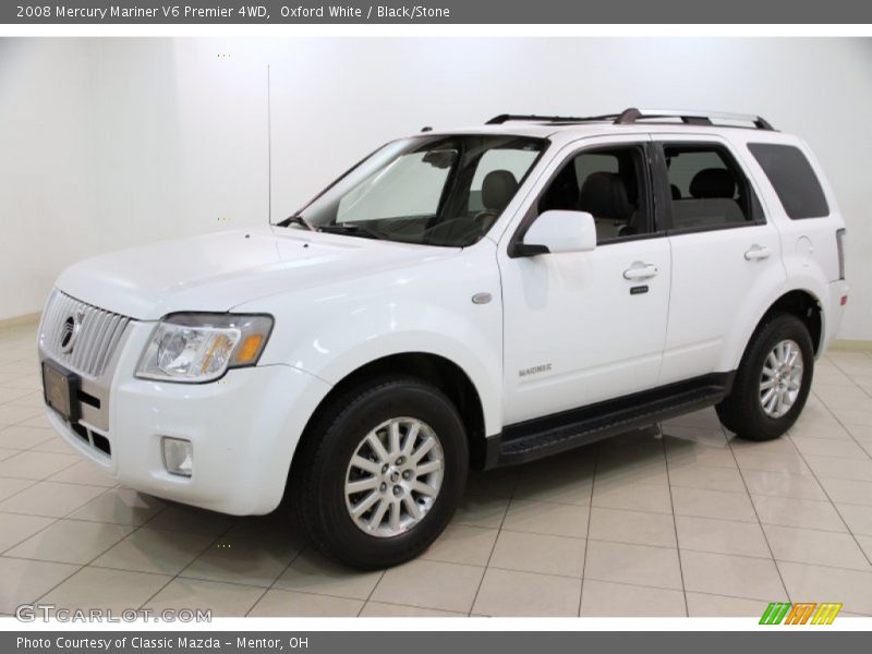 Oxford White / Black/Stone 2008 Mercury Mariner V6 Premier 4WD