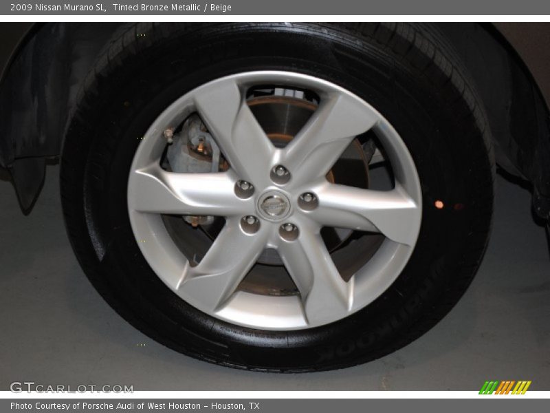 Tinted Bronze Metallic / Beige 2009 Nissan Murano SL