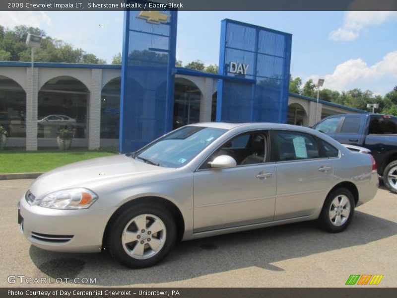 Silverstone Metallic / Ebony Black 2008 Chevrolet Impala LT