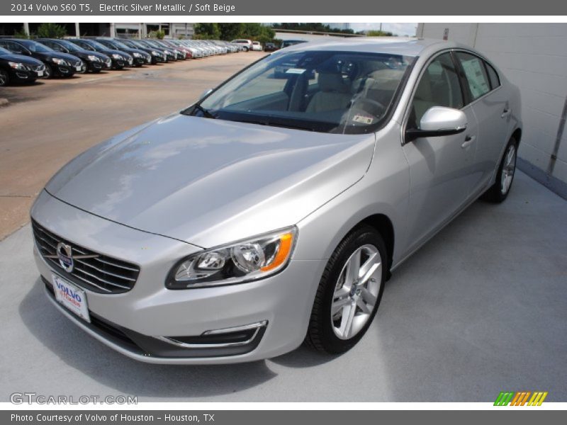 Electric Silver Metallic / Soft Beige 2014 Volvo S60 T5