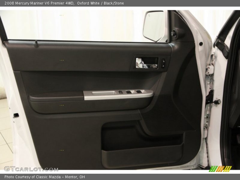 Oxford White / Black/Stone 2008 Mercury Mariner V6 Premier 4WD