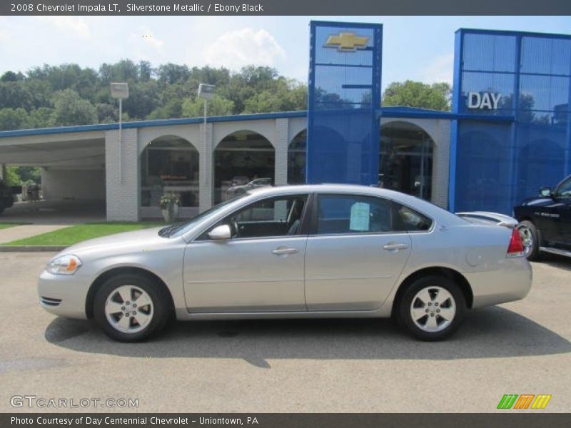 Silverstone Metallic / Ebony Black 2008 Chevrolet Impala LT
