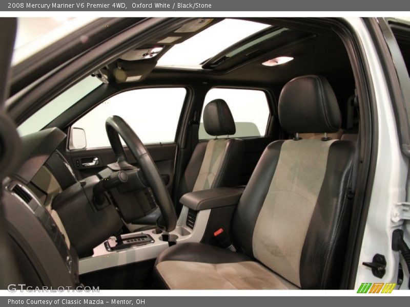 Oxford White / Black/Stone 2008 Mercury Mariner V6 Premier 4WD