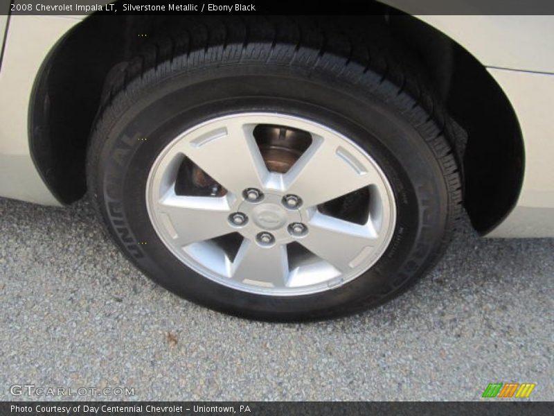 Silverstone Metallic / Ebony Black 2008 Chevrolet Impala LT