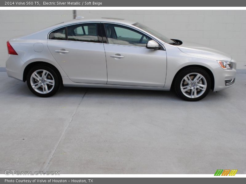 Electric Silver Metallic / Soft Beige 2014 Volvo S60 T5