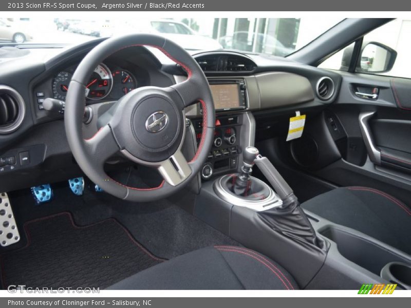 Argento Silver / Black/Red Accents 2013 Scion FR-S Sport Coupe