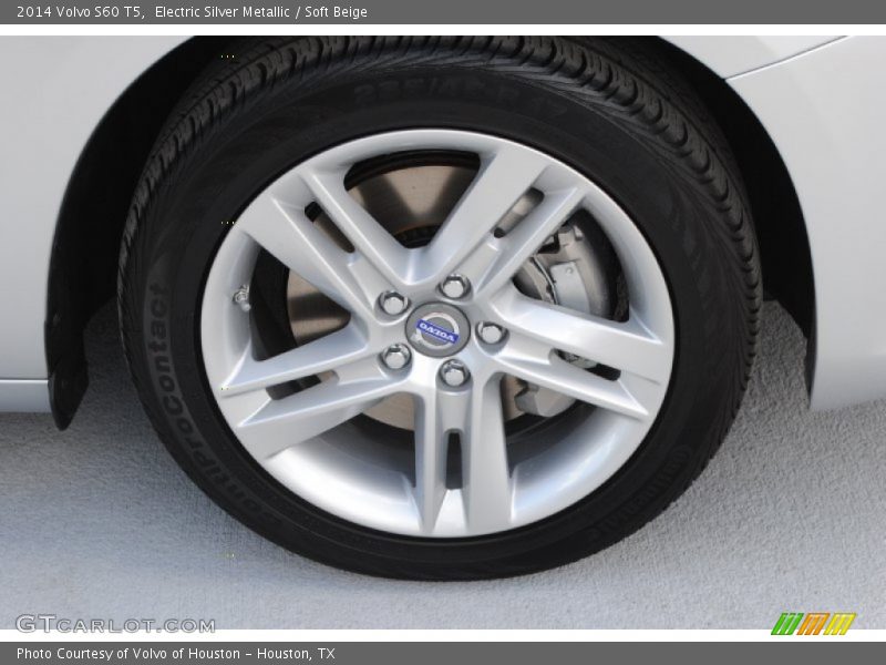 Electric Silver Metallic / Soft Beige 2014 Volvo S60 T5