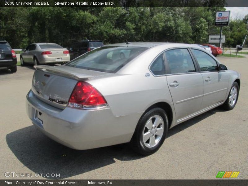 Silverstone Metallic / Ebony Black 2008 Chevrolet Impala LT