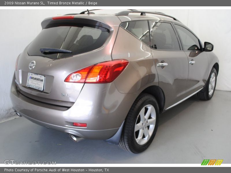 Tinted Bronze Metallic / Beige 2009 Nissan Murano SL