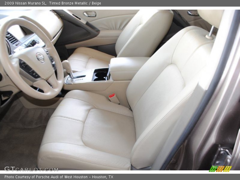 Tinted Bronze Metallic / Beige 2009 Nissan Murano SL