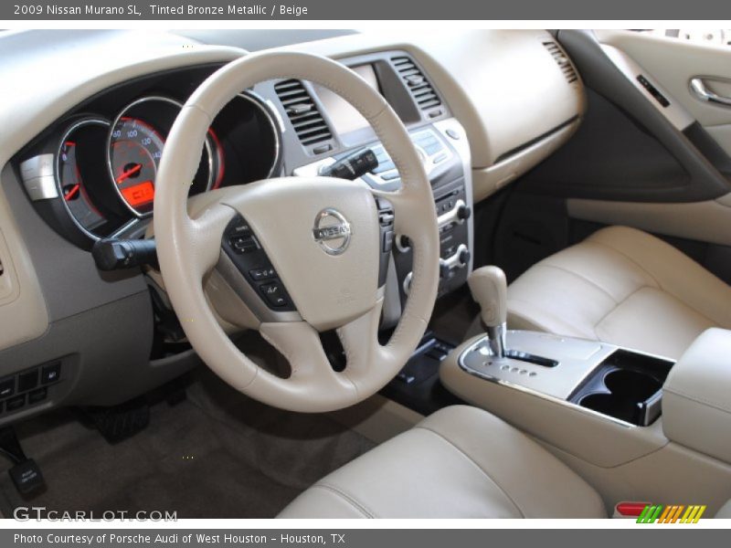 Tinted Bronze Metallic / Beige 2009 Nissan Murano SL