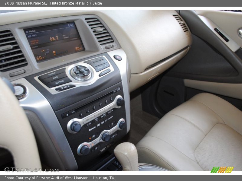 Tinted Bronze Metallic / Beige 2009 Nissan Murano SL