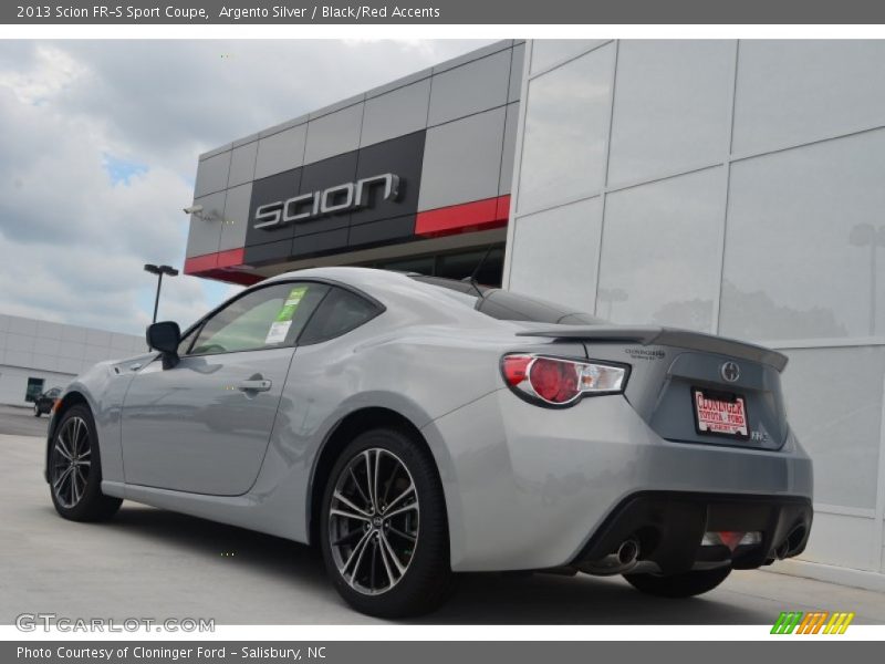 Argento Silver / Black/Red Accents 2013 Scion FR-S Sport Coupe