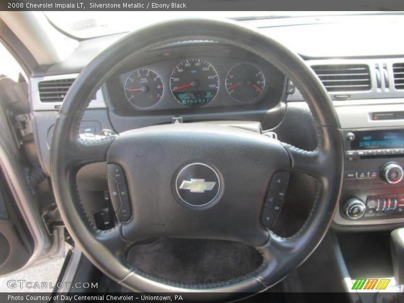 Silverstone Metallic / Ebony Black 2008 Chevrolet Impala LT