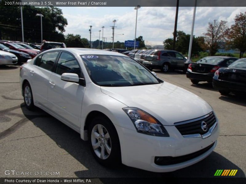 Winter Frost Pearl / Charcoal 2007 Nissan Altima 3.5 SL