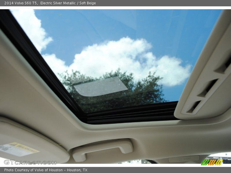 Electric Silver Metallic / Soft Beige 2014 Volvo S60 T5