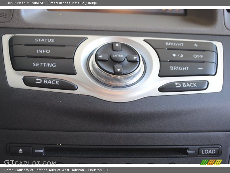 Tinted Bronze Metallic / Beige 2009 Nissan Murano SL