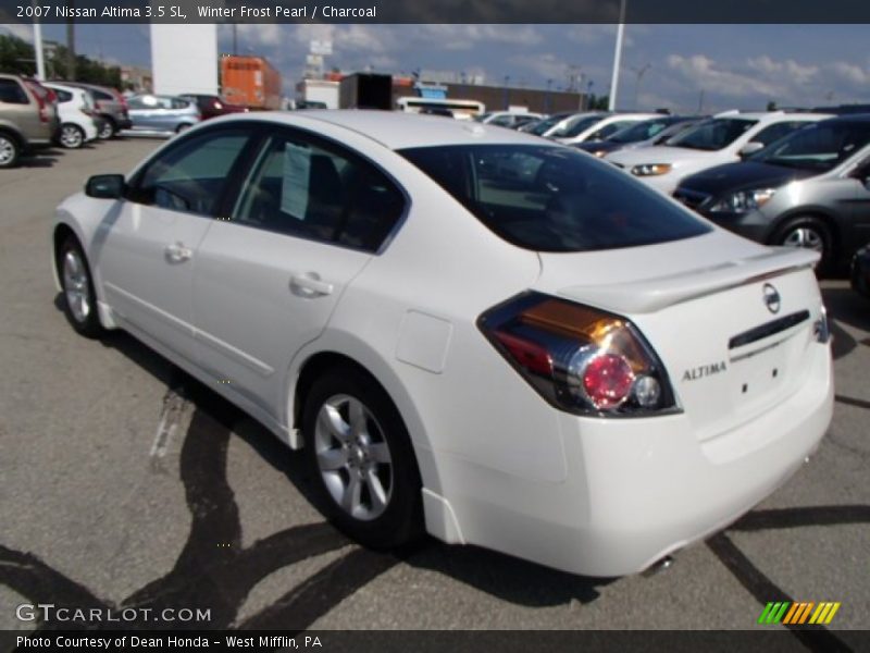 Winter Frost Pearl / Charcoal 2007 Nissan Altima 3.5 SL