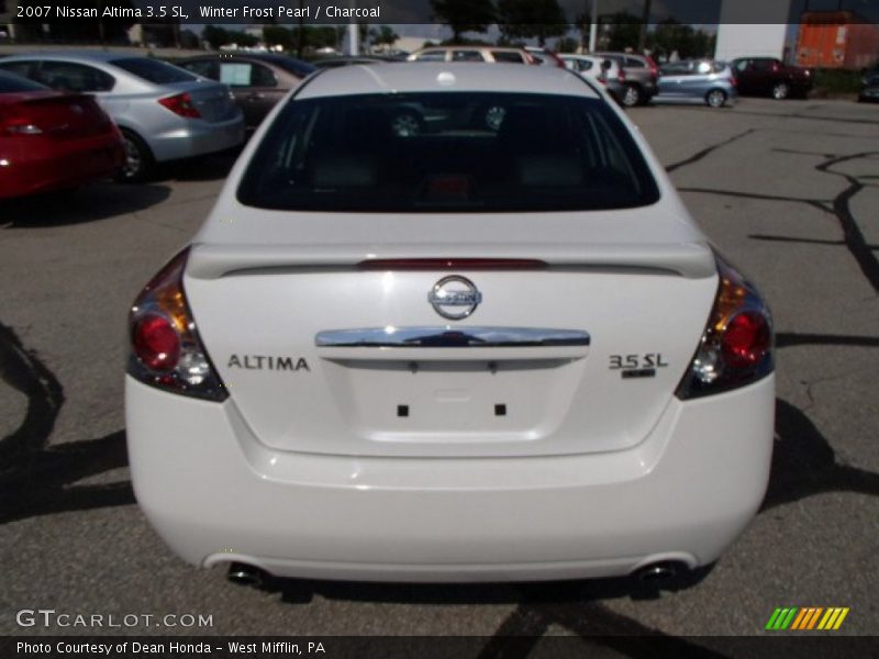 Winter Frost Pearl / Charcoal 2007 Nissan Altima 3.5 SL