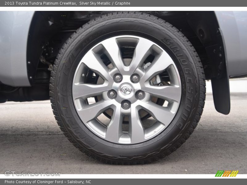Silver Sky Metallic / Graphite 2013 Toyota Tundra Platinum CrewMax