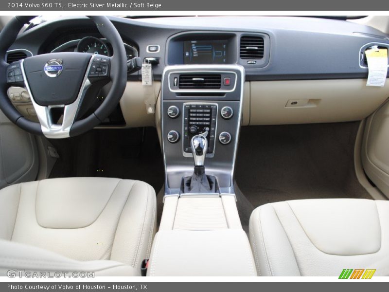 Electric Silver Metallic / Soft Beige 2014 Volvo S60 T5